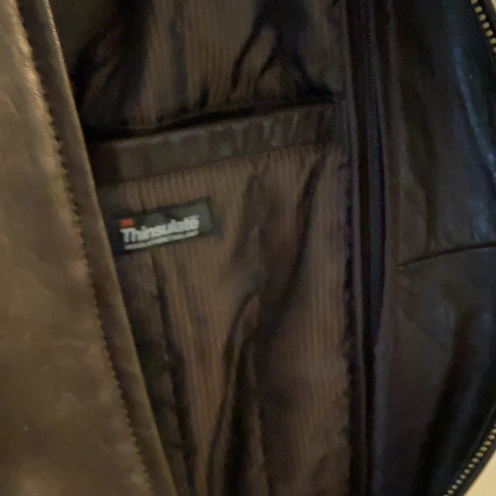 Wilsons Leather coat sz XL brown euc - Picture 3 of 8